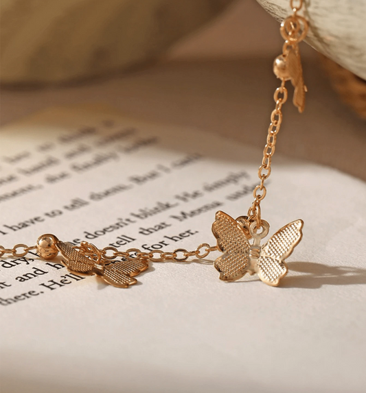 1pc Butterfly Pendant Anklet