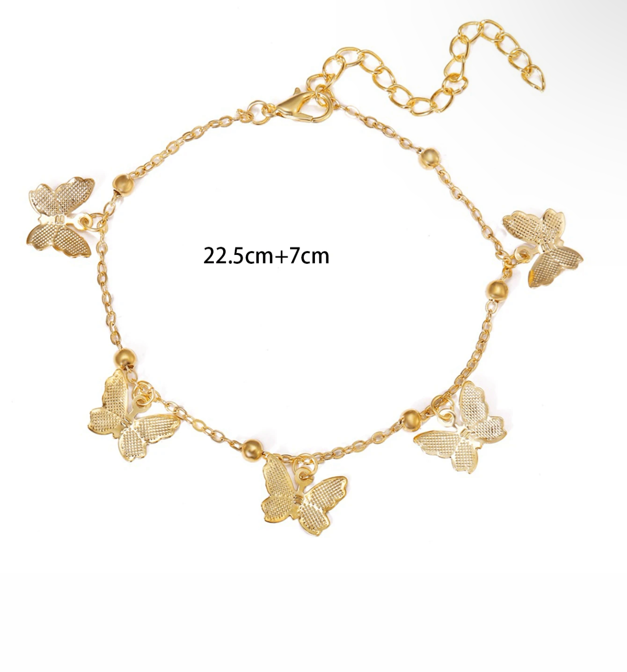 1pc Butterfly Pendant Anklet