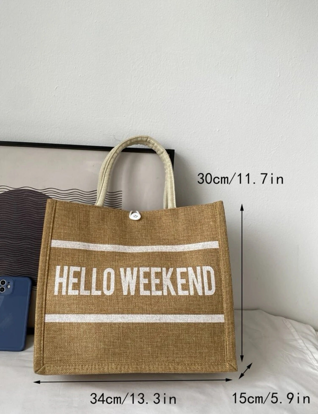 Hello Weekend Tote Bag