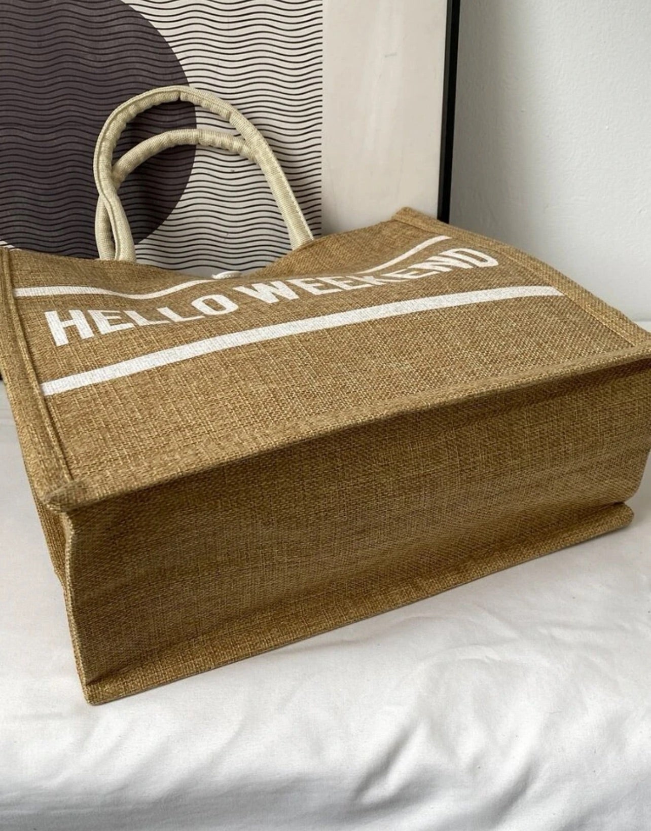 Hello Weekend Tote Bag