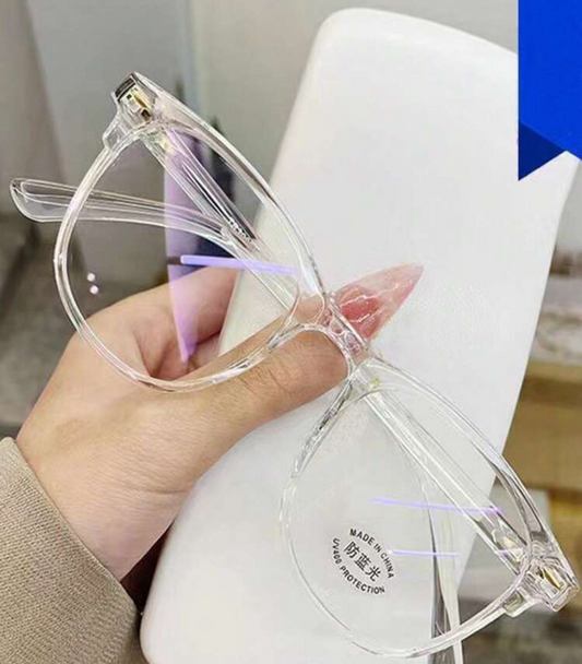 Anti-Blue Transparent Glasses