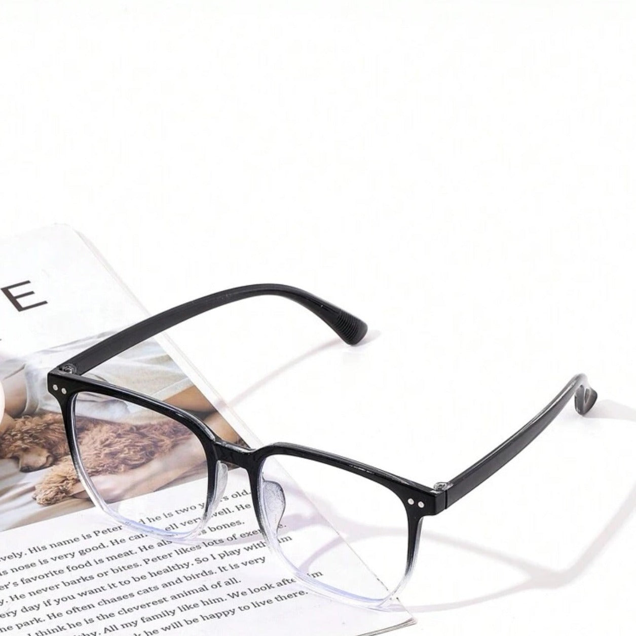 Black Full-Rim Eyeglasses