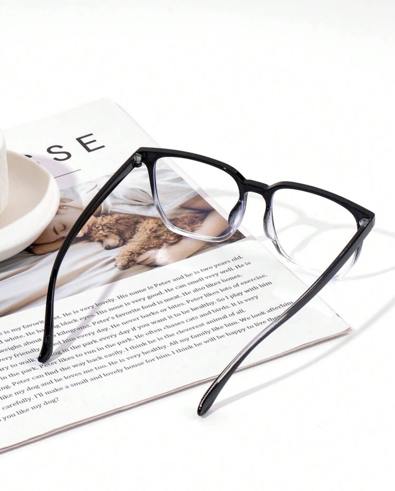 Black Full-Rim Eyeglasses