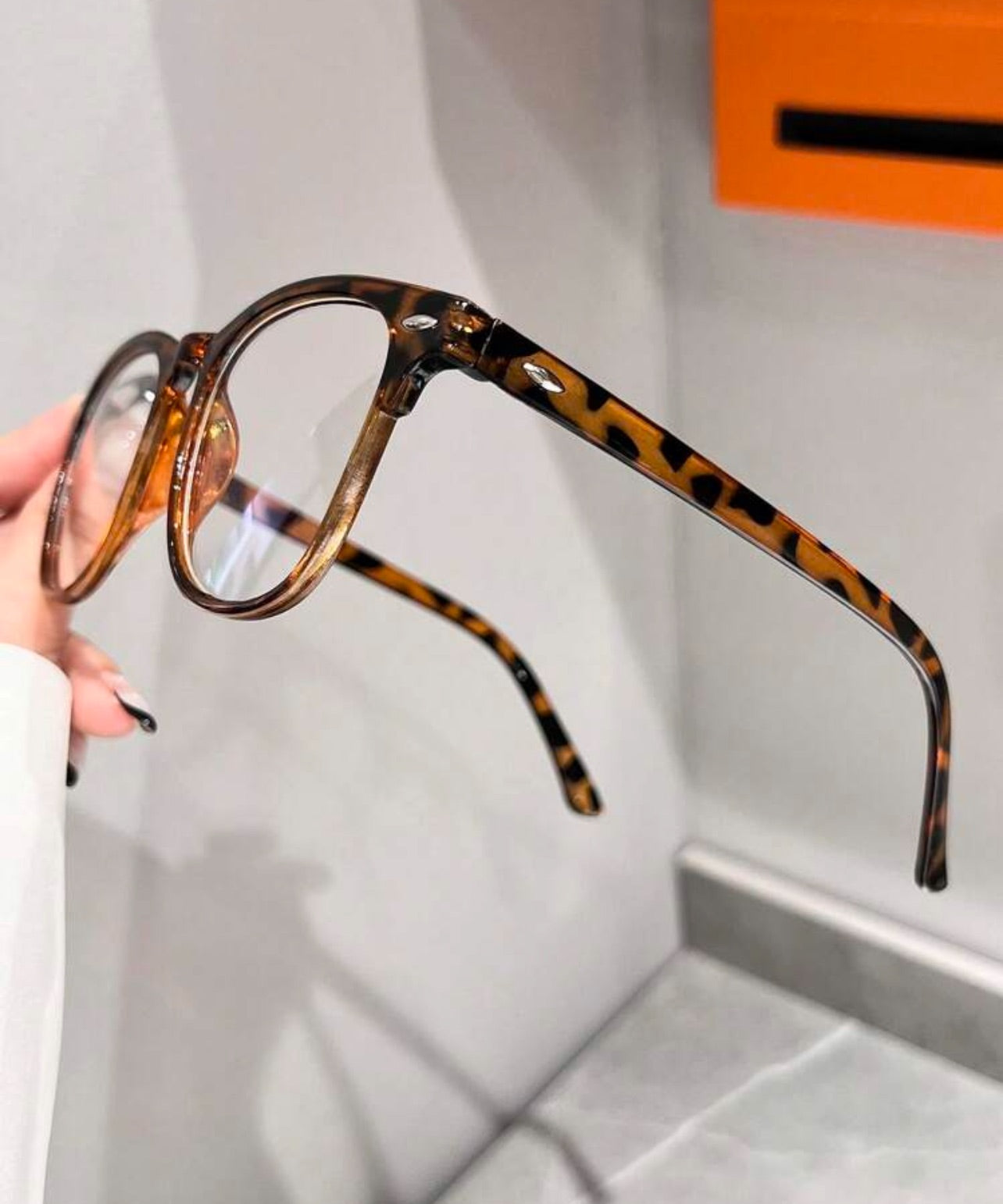 Cheetah Print Glasses