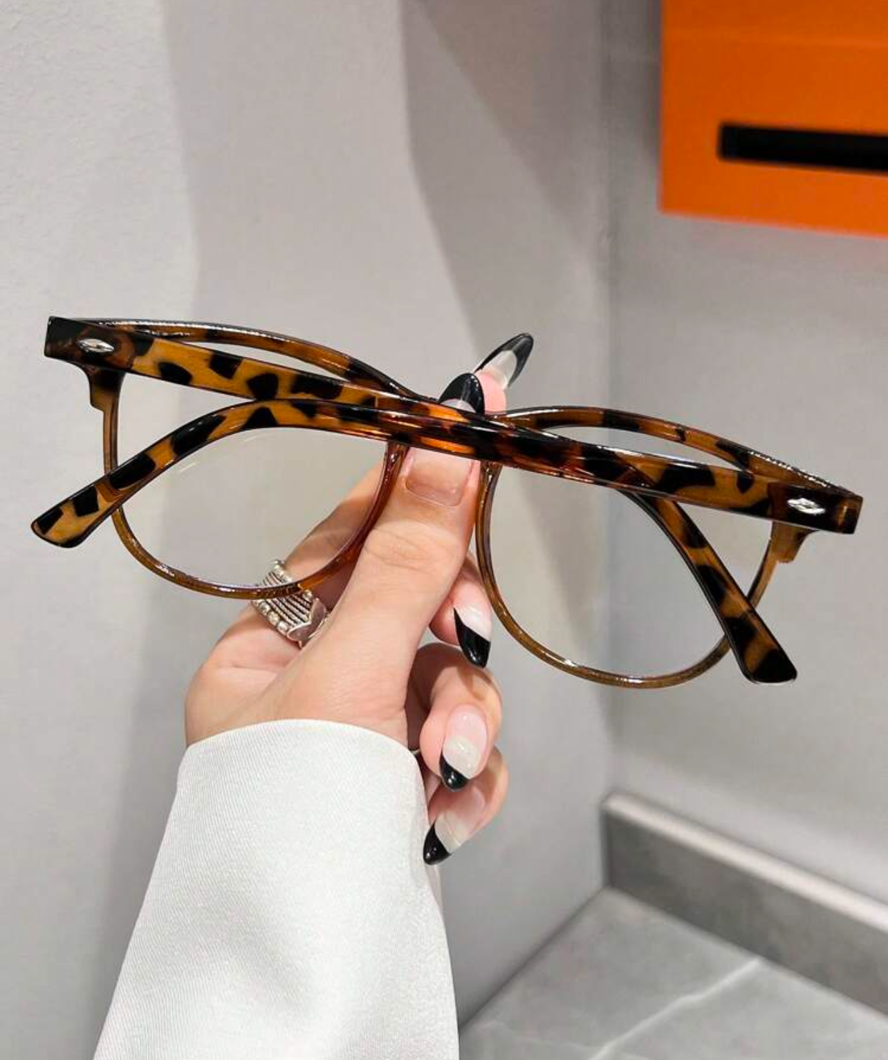 Cheetah Print Glasses