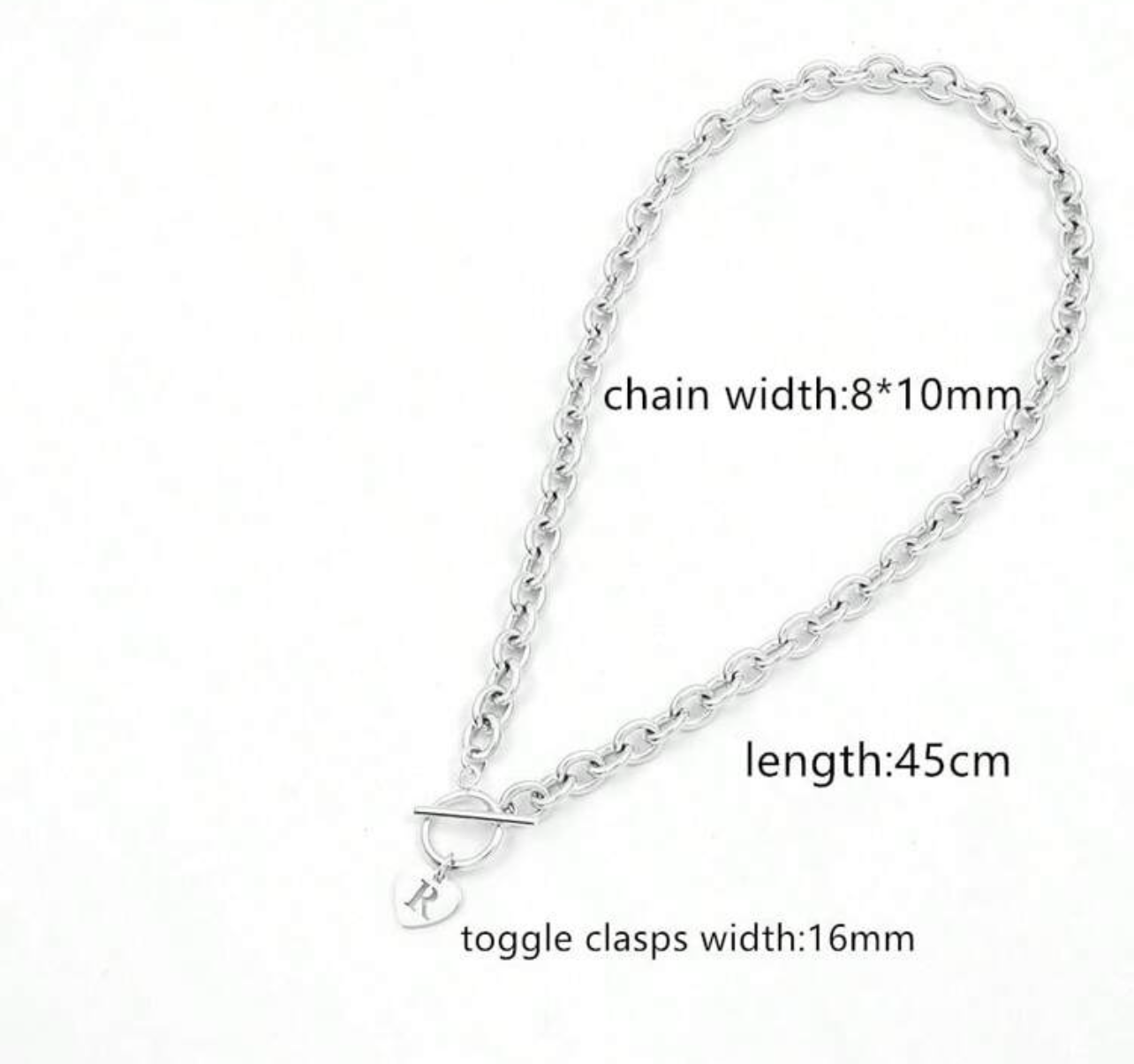 Initial Pendant Chain (Letter K)