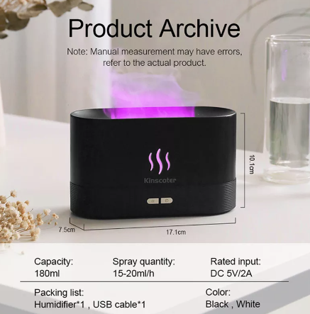 Diffuser / Air Humidifier - Black