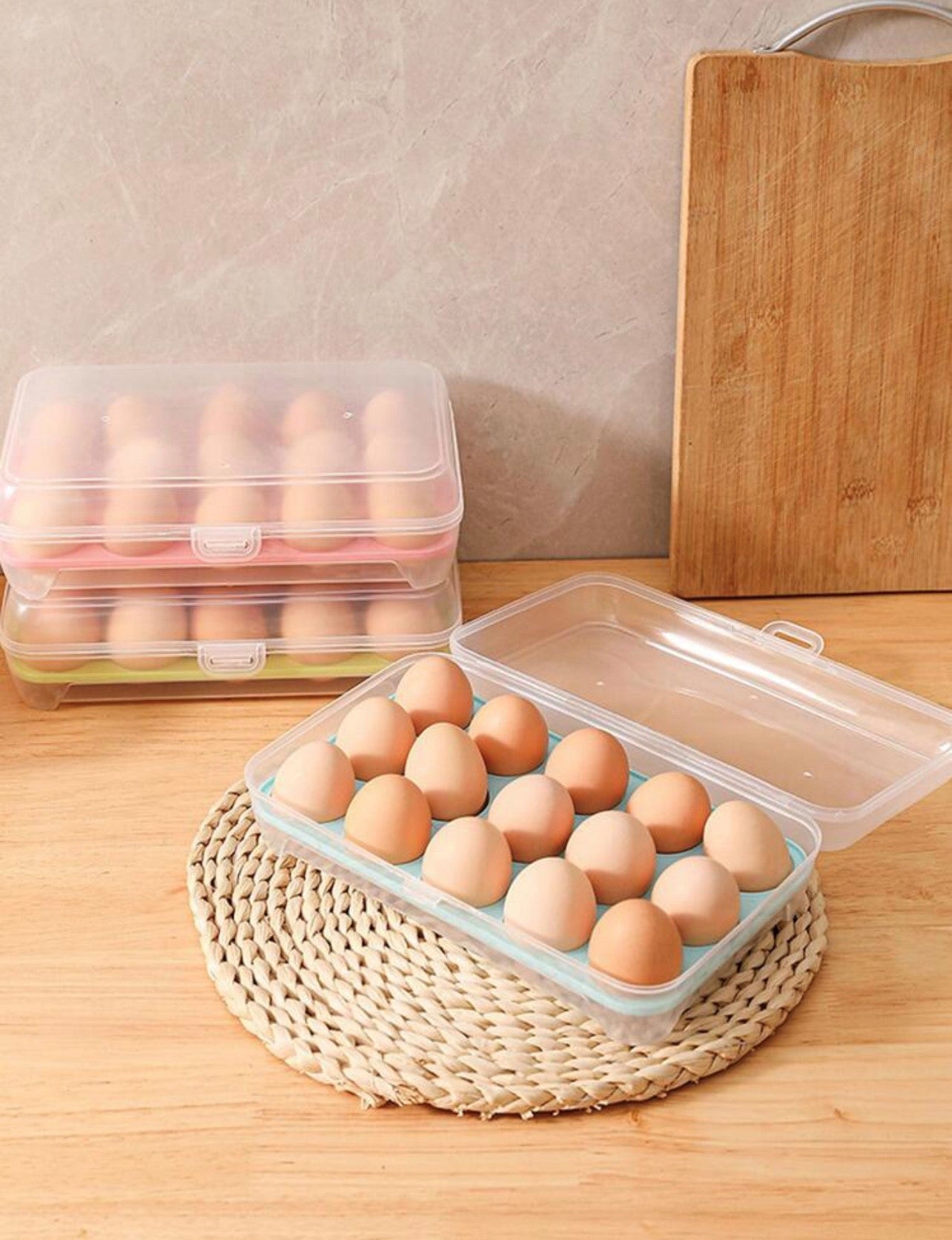 Egg Storage Box-Blue