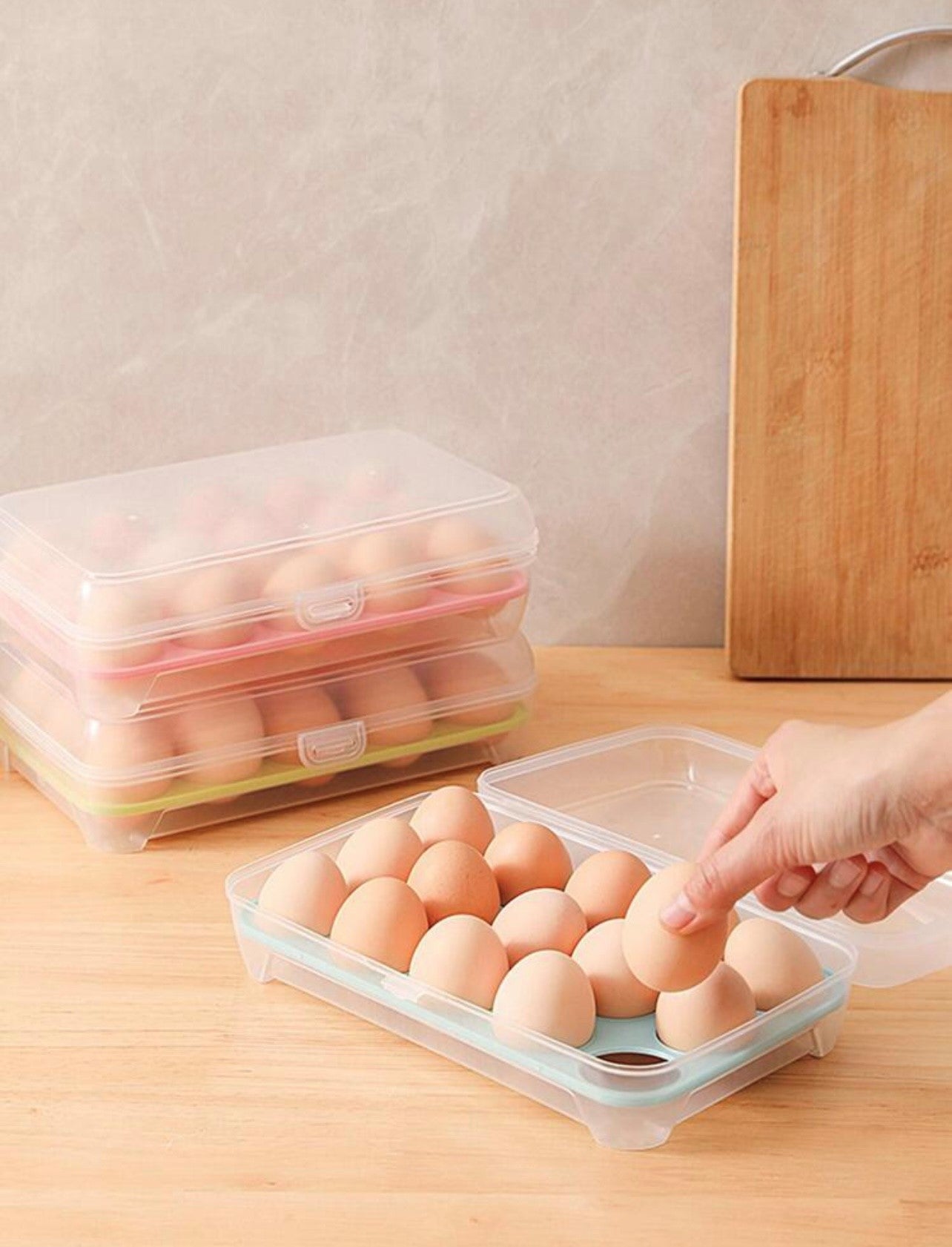 Egg Storage Box-Blue