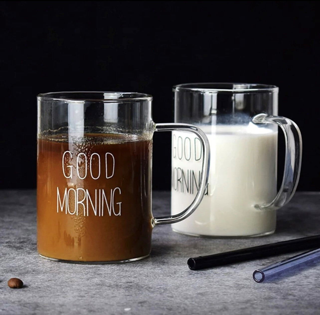 Good Morning Glass Mug