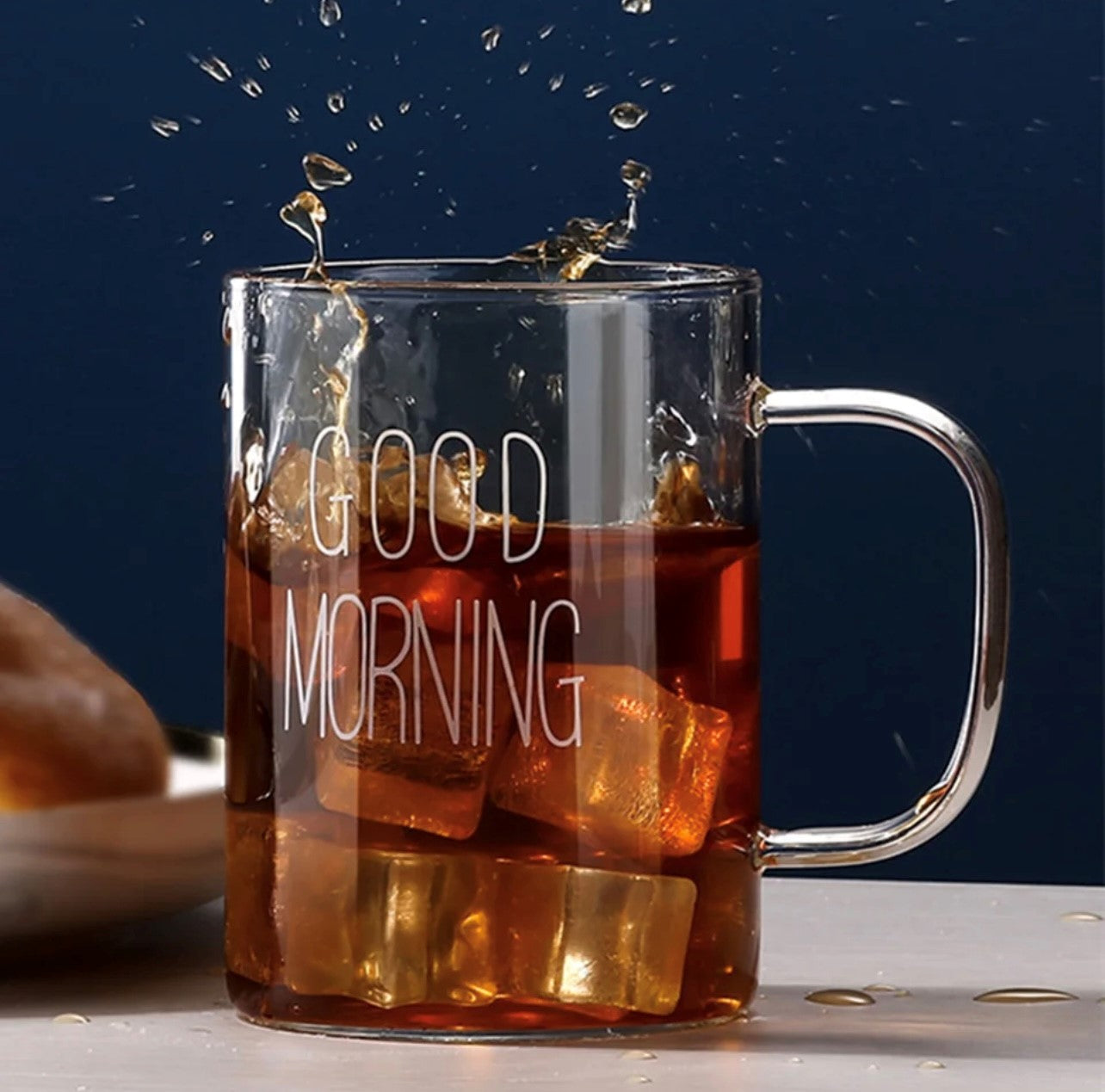 Good Morning Glass Mug