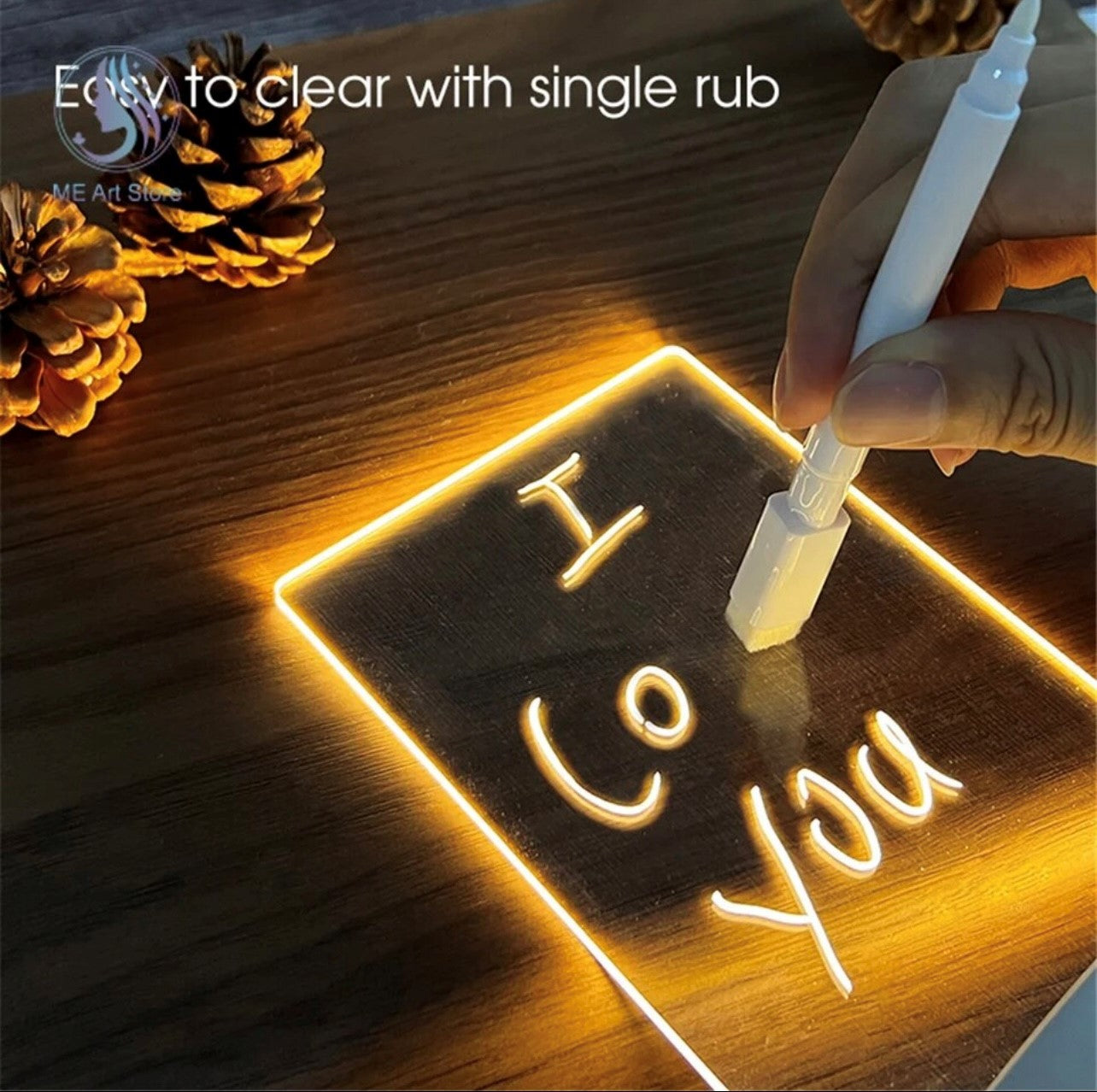 Led Night Light Message Board