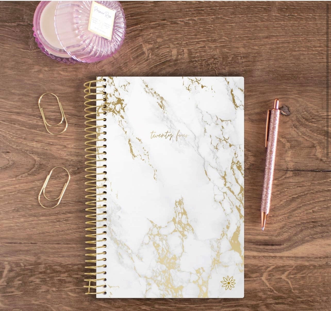 2024 Calendar Year 5x8 Soft Cover Planners - Marble